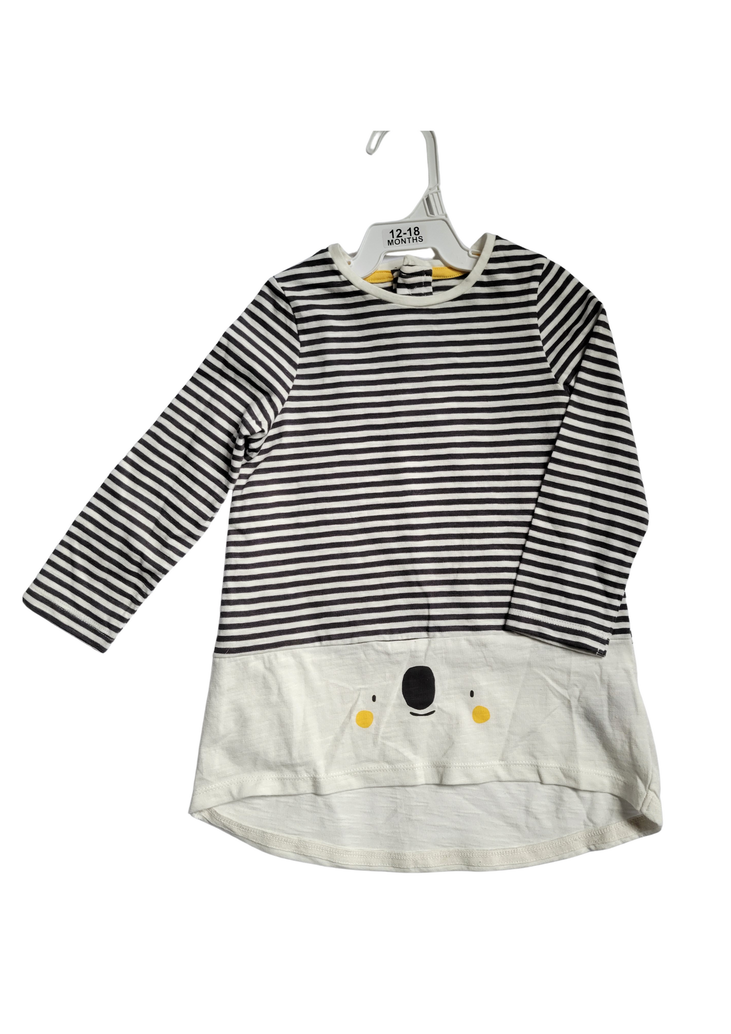Girls long sleeve dress from Mothercare, 12 - 18 months
